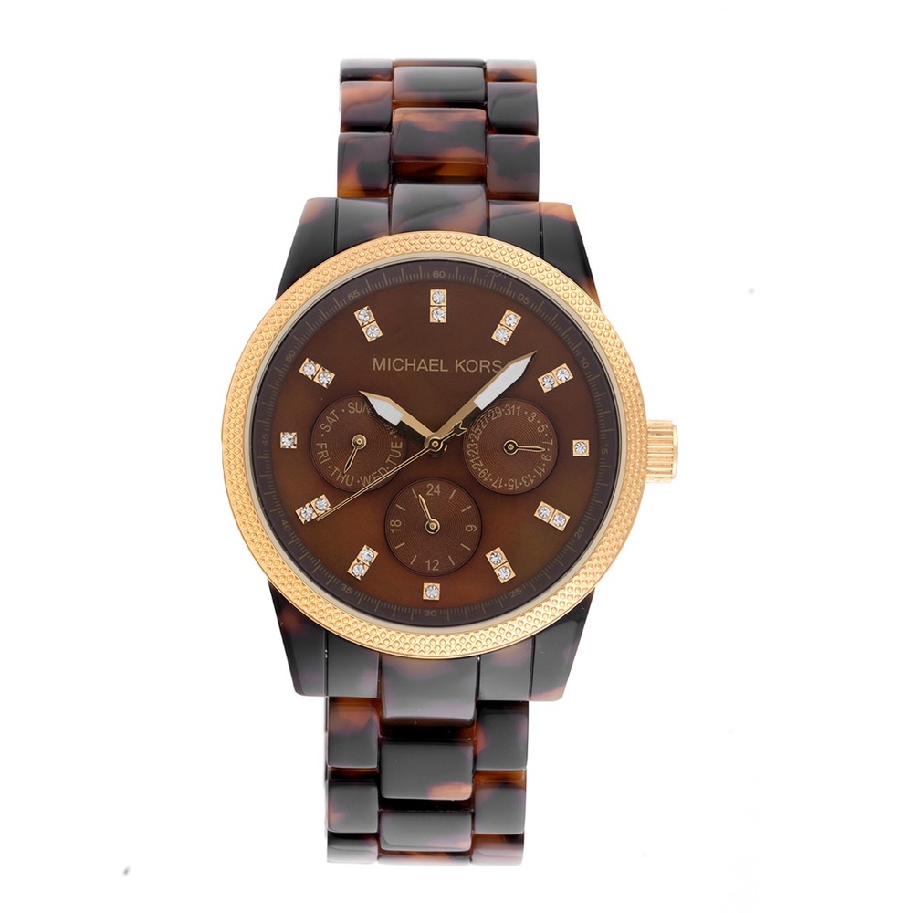 Michael Kors JetSet Tortoise Watch